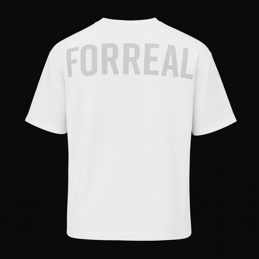 FORREAL Oversize T-Shirt – Black & White